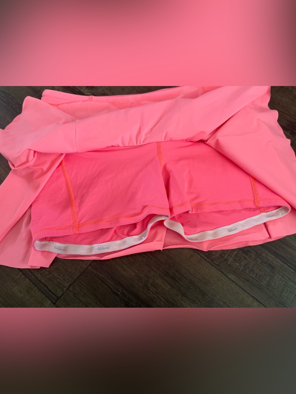 Lululemon Hit Your Stride Pink Lemonade Athletic Tennis Golf Skort Size 6 RARE